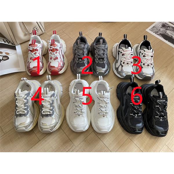 バレンシアガBalenciaga激安2026新作トリプルエス風復古老爹スニーカーユニセックス厚底カジュアルシューズ