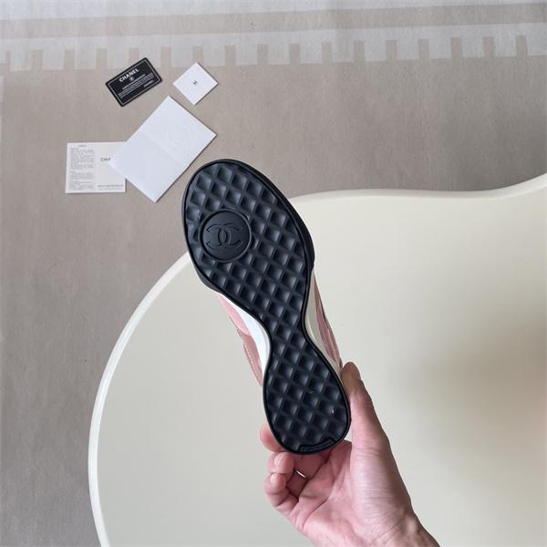 シャネルCHANEL激安キルティングレザースニーカーレディース厚底アガムシューズ秋冬新作