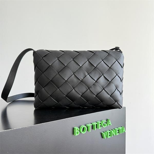 BOTTEGA VENETA Diagoボッテガ ヴェネタ ショルダーバッグコピー黒色2026人気上品