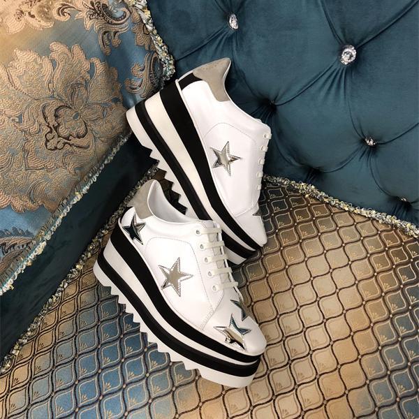 STELLA McCARTNEY ステラマッカートニー コピー シルバースターデザイン 厚底スニーカー ストリート感満載
