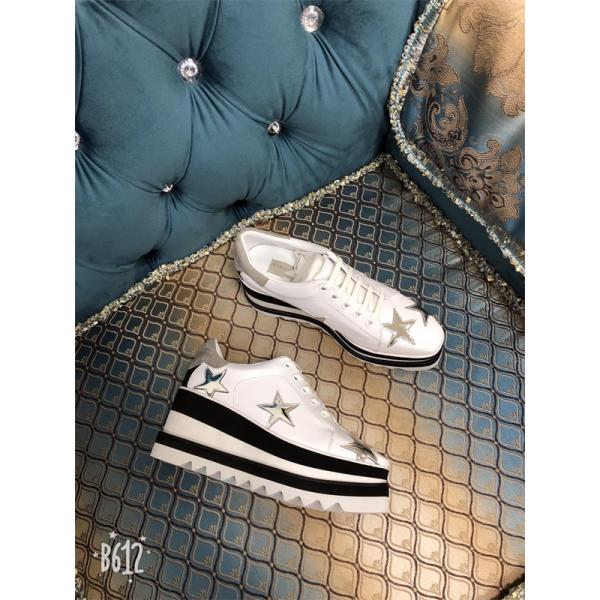 STELLA McCARTNEY ステラマッカートニー コピー シルバースターデザイン 厚底スニーカー ストリート感満載