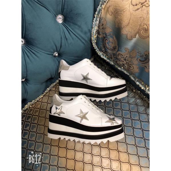 STELLA McCARTNEY ステラマッカートニー コピー シルバースターデザイン 厚底スニーカー ストリート感満載