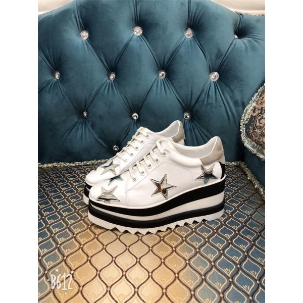 STELLA McCARTNEY ステラマッカートニー コピー シルバースターデザイン 厚底スニーカー ストリート感満載