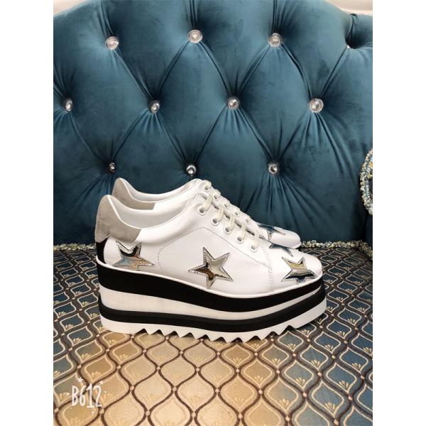 STELLA McCARTNEY ステラマッカートニー コピー シルバースターデザイン 厚底スニーカー ストリート感満載