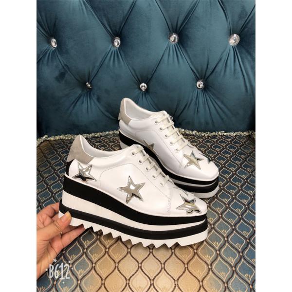 STELLA McCARTNEY ステラマッカートニー コピー シルバースターデザイン 厚底スニーカー ストリート感満載