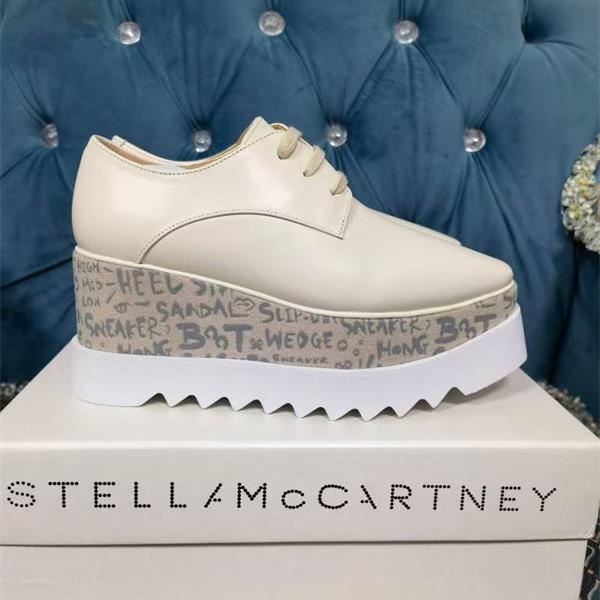 プリント 厚底シューズ ベージュ シンプル 洗練 STELLA McCARTNEY ステラマッカートニー コピー