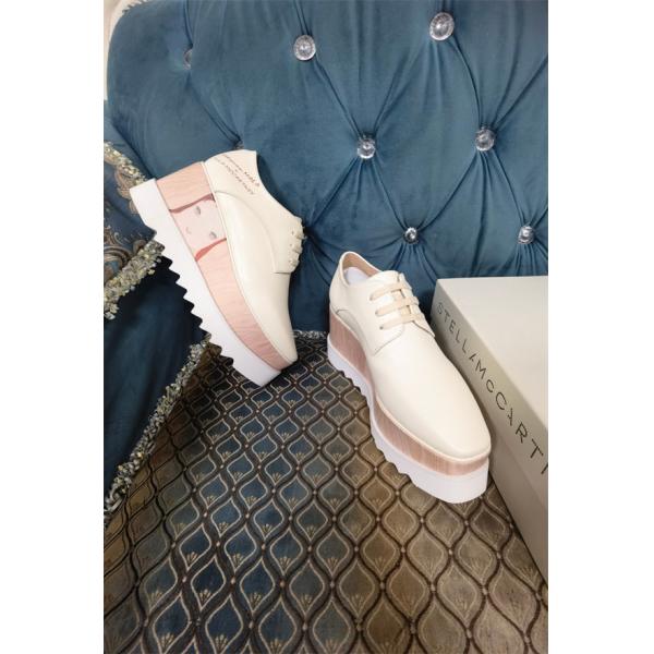  2026新作  STELLA McCARTNEY ステラマッカートニー コピー 厚底シューズ ベージュ 個性的 可愛い