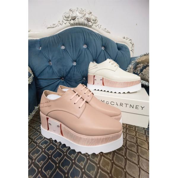  2026新作  STELLA McCARTNEY ステラマッカートニー コピー 厚底シューズ ベージュ 個性的 可愛い