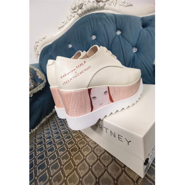  2026新作  STELLA McCARTNEY ステラマッカートニー コピー 厚底シューズ ベージュ 個性的 可愛い