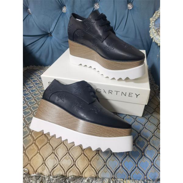 スター装飾 厚底シューズ ホワイト 光沢 新しい スタイル STELLA McCARTNEY ステラマッカートニー コピー