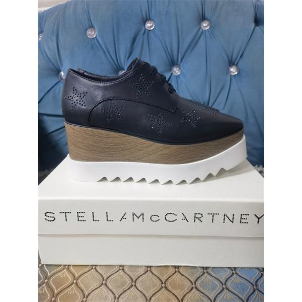 スター装飾 厚底シューズ ホワイト 光沢 新しい スタイル STELLA McCARTNEY ステラマッカートニー コピー