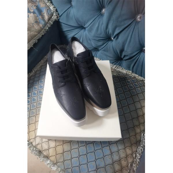 スター装飾 厚底シューズ ホワイト 光沢 新しい スタイル STELLA McCARTNEY ステラマッカートニー コピー