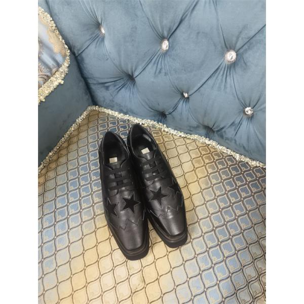  刺繍 厚底シューズ ブラック スタイリッシュ モダン STELLA McCARTNEY ステラマッカートニー コピー