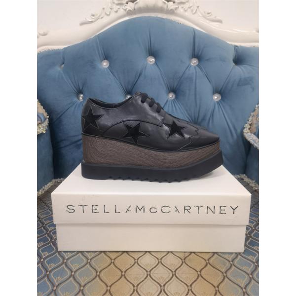  刺繍 厚底シューズ ブラック スタイリッシュ モダン STELLA McCARTNEY ステラマッカートニー コピー