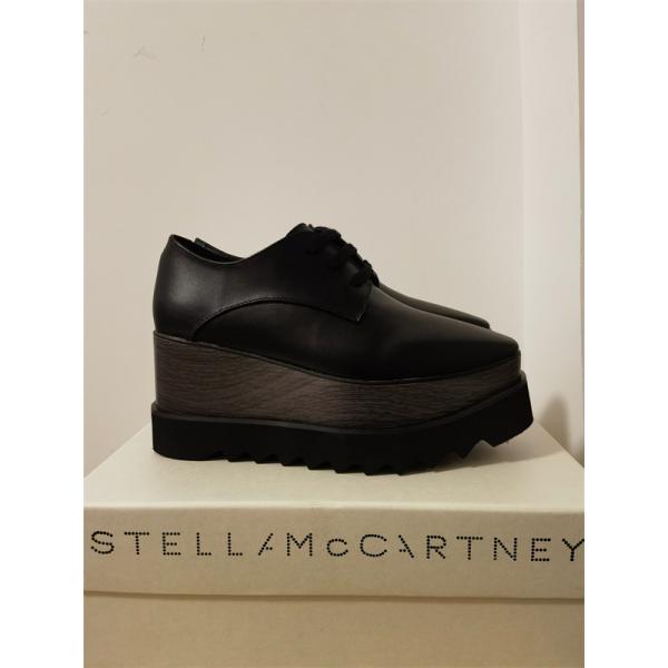 2026新作 ブラック STELLA McCARTNEY ステラマッカートニー コピー 厚底シューズ シンプル 洗練