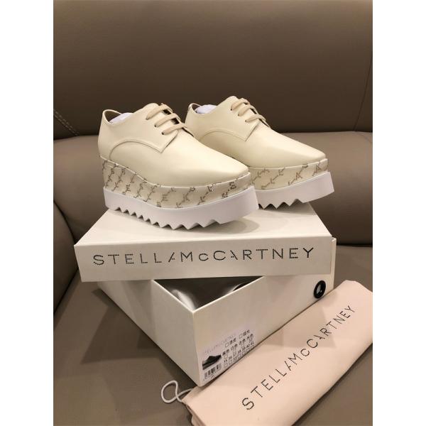 STELLA McCARTNEY ステラマッカートニー コピー  2026新作 印花デザイン 厚底シューズ シンプル オシャレ
