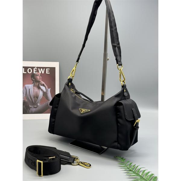 高級感 防水加工 ハンドバッグ ブラック 期間限定 2026新作 PRADA プラダ コピー