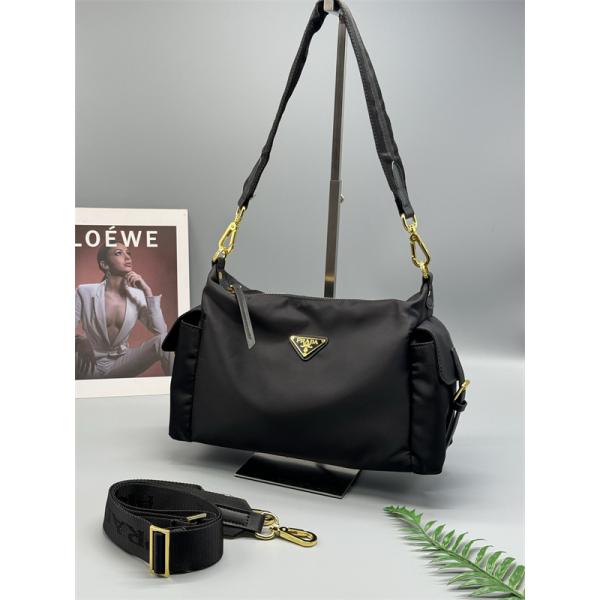 高級感 防水加工 ハンドバッグ ブラック 期間限定 2026新作 PRADA プラダ コピー