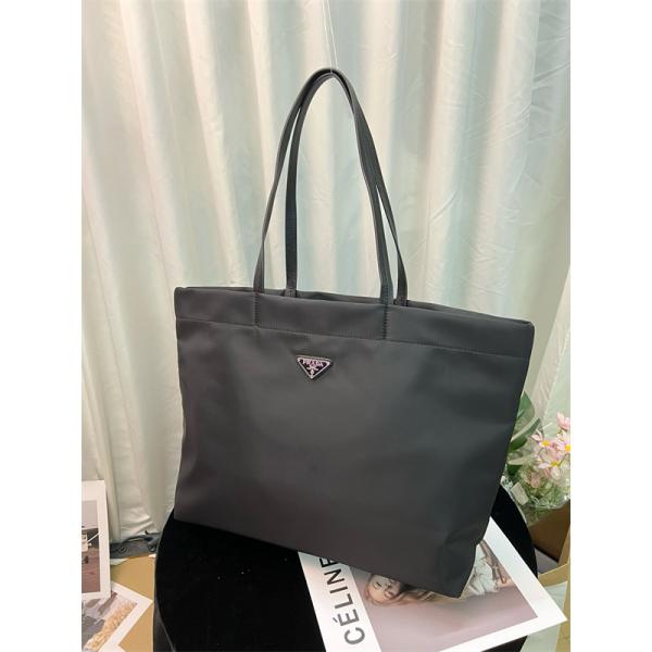 高品質 上品な トートバッグ メンズ ブラック 特選 2026新作 PRADA プラダ コピー