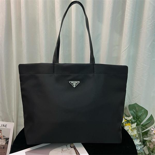 高品質 上品な トートバッグ メンズ ブラック 特選 2026新作 PRADA プラダ コピー