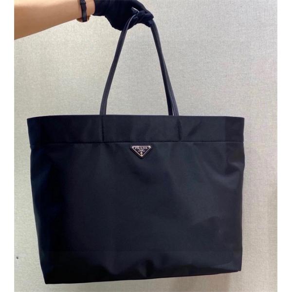 高品質 上品な トートバッグ メンズ ブラック 特選 2026新作 PRADA プラダ コピー
