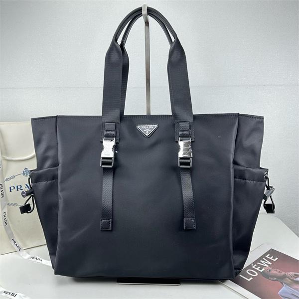 スタイリッシュ 高級感 溢れる トートバッグ レディース ブラック 人気 PRADA プラダ コピー 