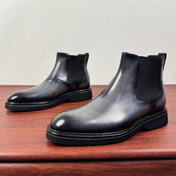 上質レザー 洗練フォルム サイドゴア ブーツ 定番モデル Berluti ベルルッティ コピー