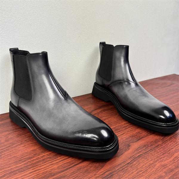 上質レザー 洗練フォルム サイドゴア ブーツ 定番モデル Berluti ベルルッティ コピー