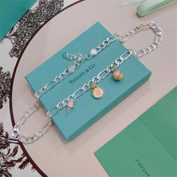 遊び心演出 レイヤード チェーン Tiffany&Co ティファニー コピー ネックレス 限定感