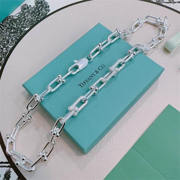 存在感際立つ モダン構造 チェーン ネックレス 注目作 Tiffany&Co ティファニー コピー