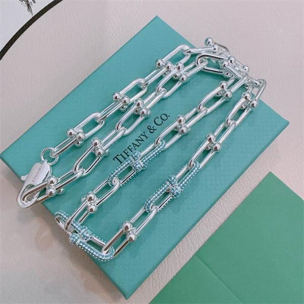 期間限定 立体リンク デザイン チェーン ネックレス Tiffany&Co ティファニー コピー