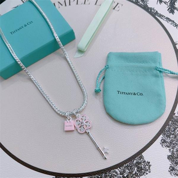 洗練アクセント コンビ チャーム ネックレス 売れ筋 Tiffany&Co ティファニー コピー