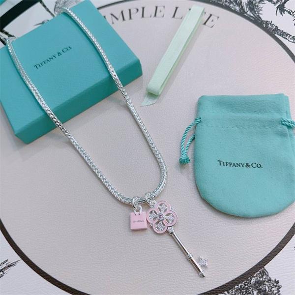 洗練アクセント コンビ チャーム ネックレス 売れ筋 Tiffany&Co ティファニー コピー