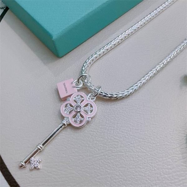 洗練アクセント コンビ チャーム ネックレス 売れ筋 Tiffany&Co ティファニー コピー