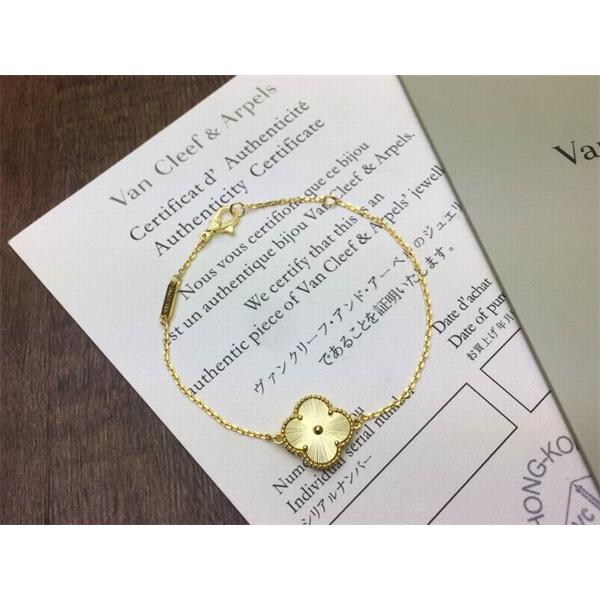 洗練フォルム クローバー ブレスレット 新作対応 ヴァンクリーフ VCA コピー