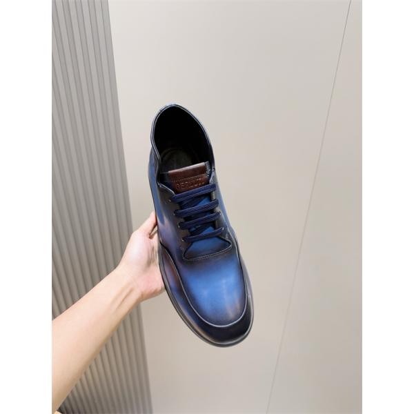 洗練カラー 際立つ レザー ショートブーツ 都会派 バランス Berluti ベルルッティ コピー