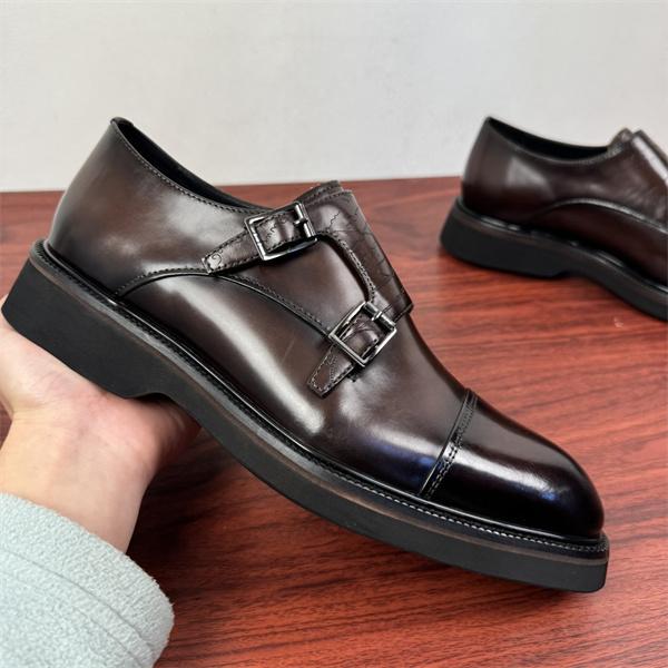ダブルバックル 端正 レザーシューズ 大人顔 仕上げ Berluti ベルルッティ コピー