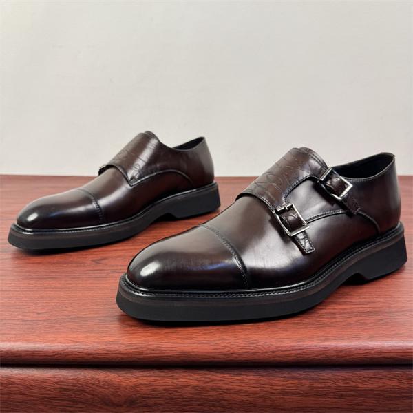 ダブルバックル 端正 レザーシューズ 大人顔 仕上げ Berluti ベルルッティ コピー