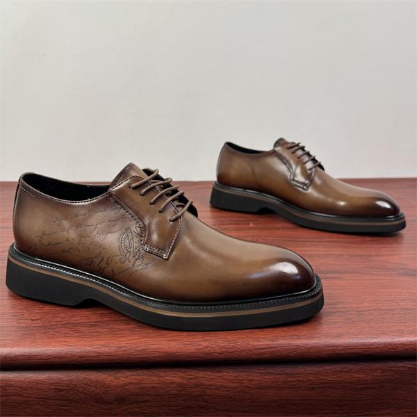  高級感溢れる 上質レザー 本格派 伝統スタイル ブーツ Berluti ベルルッティ コピー