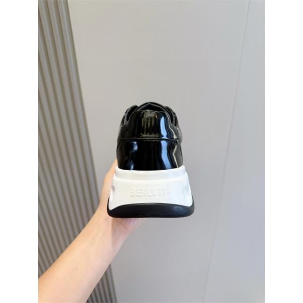 トレンド最前線 モード系 光沢仕上げ 存在感 Berluti ベルルッティ コピー スニーカー