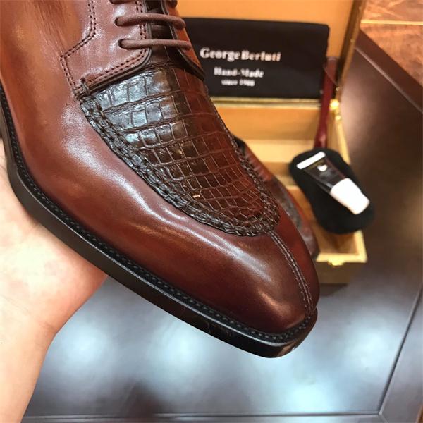 正統 端正 2026新作 定番 レースアップ革靴 Berluti ベルルッティ コピー