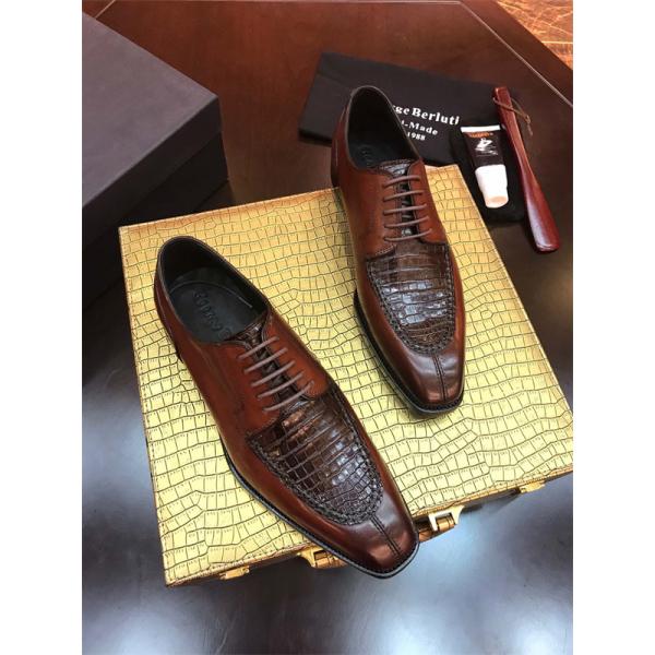 正統 端正 2026新作 定番 レースアップ革靴 Berluti ベルルッティ コピー