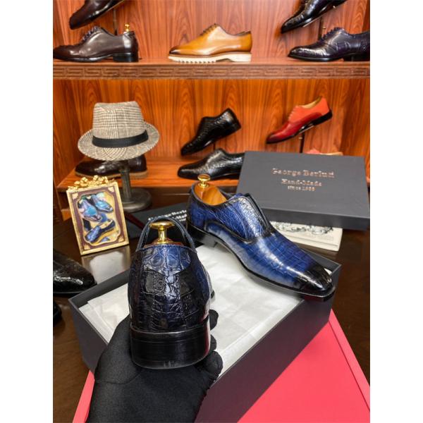 個性 高級 2026新作 限定 クロコ切替ローファー Berluti ベルルッティ コピー