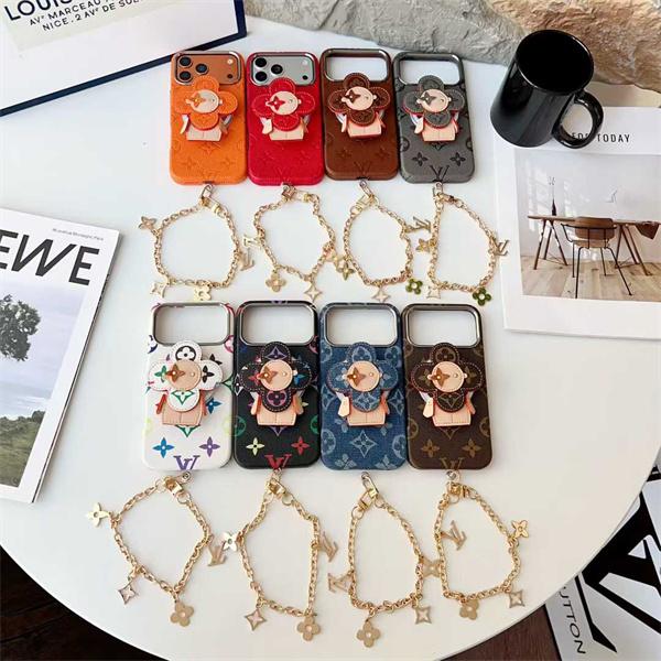 ルイヴィトンLV激安ソフトケース磁吸単体ケースサンフラワー磁吸スタンド付きiPhone用