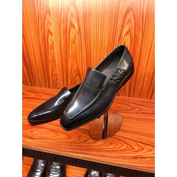 高級感 2026新作  Berluti ベルルッティ コピー レザー ローファー 数量限定 注目モデル