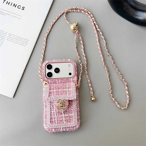 シャネルCHANEL激安ゴールドロックカードポケット付きiPhoneケース