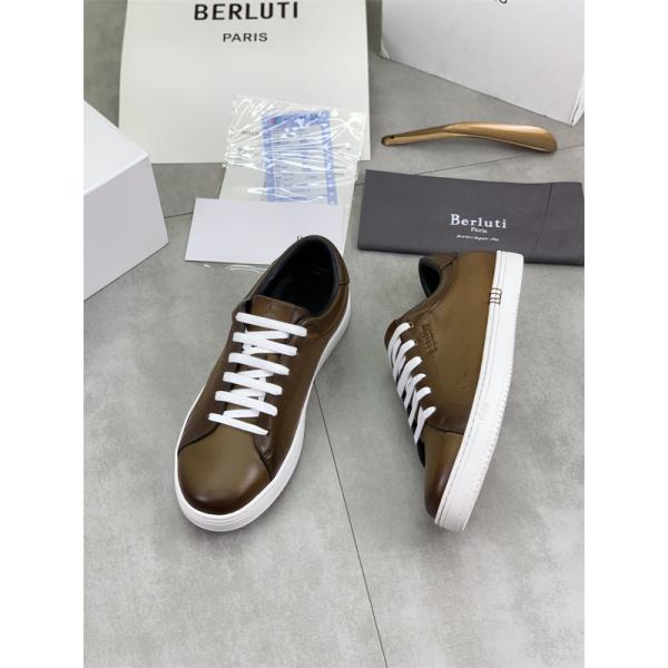 高級 カジュアル Berluti ベルルッティ コピー レザースニーカー 2026新作 売れ筋確定