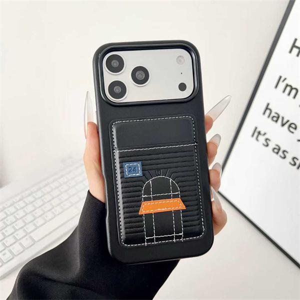 エルメス激安ハウスデザインカード収納iPhone17ケースソフトレザーナッパ調仕様