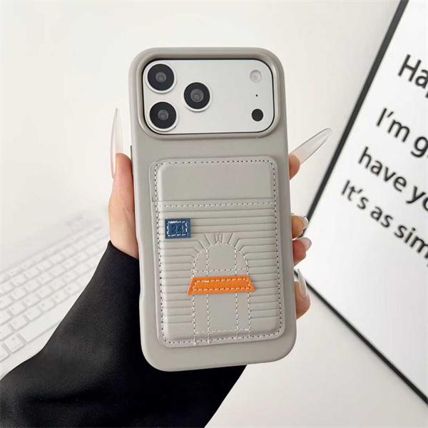 エルメス激安ハウスデザインカード収納iPhone17ケースソフトレザーナッパ調仕様