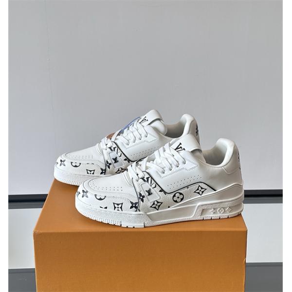 新品Lv Trainer❤ルイヴィトン靴コピーMonogram Flowersメンズスニーカー2026流行りファッション